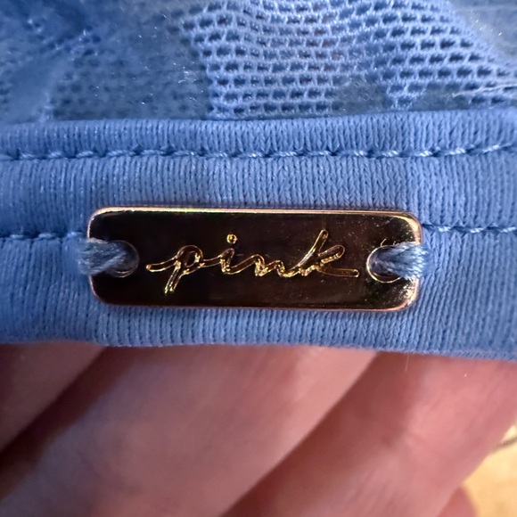 Victoria's Secret Blue fairy Floral Lace coquette Bralette XL - Picture 3 of 7